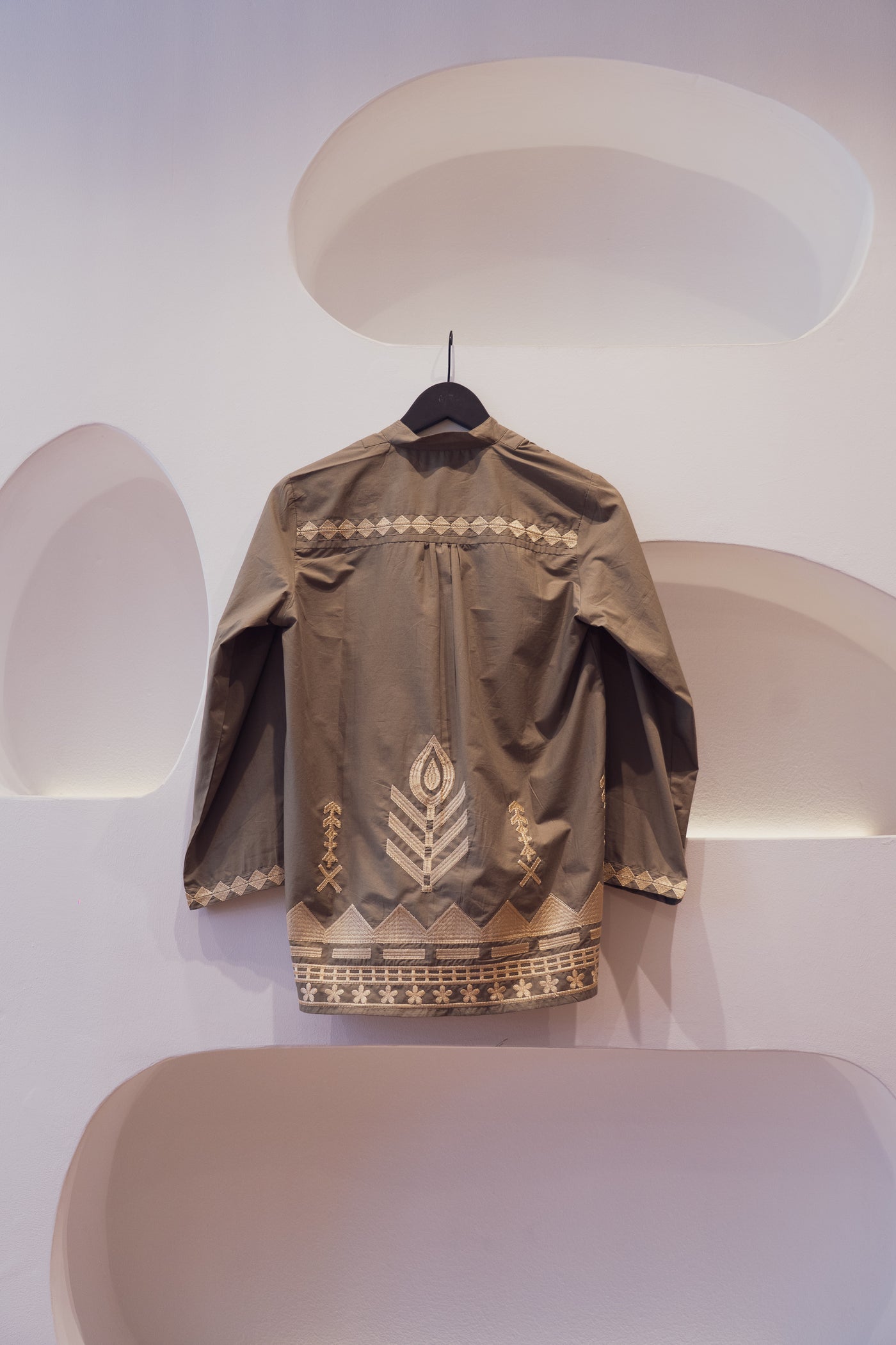 Sage green kaftan