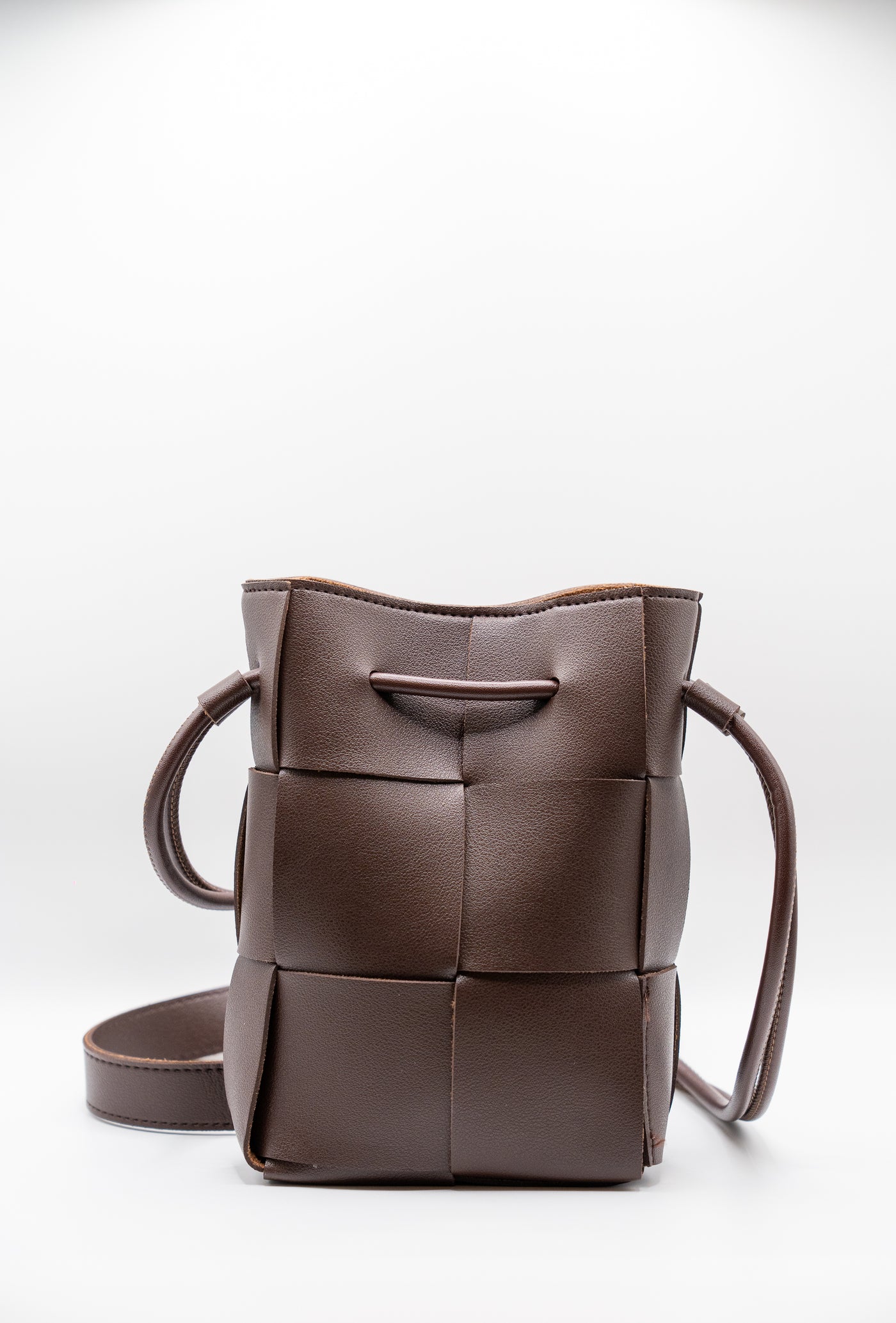 Handmade vegan leather bag