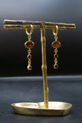 Ruby earrings