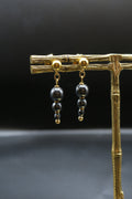 Onyx earrings