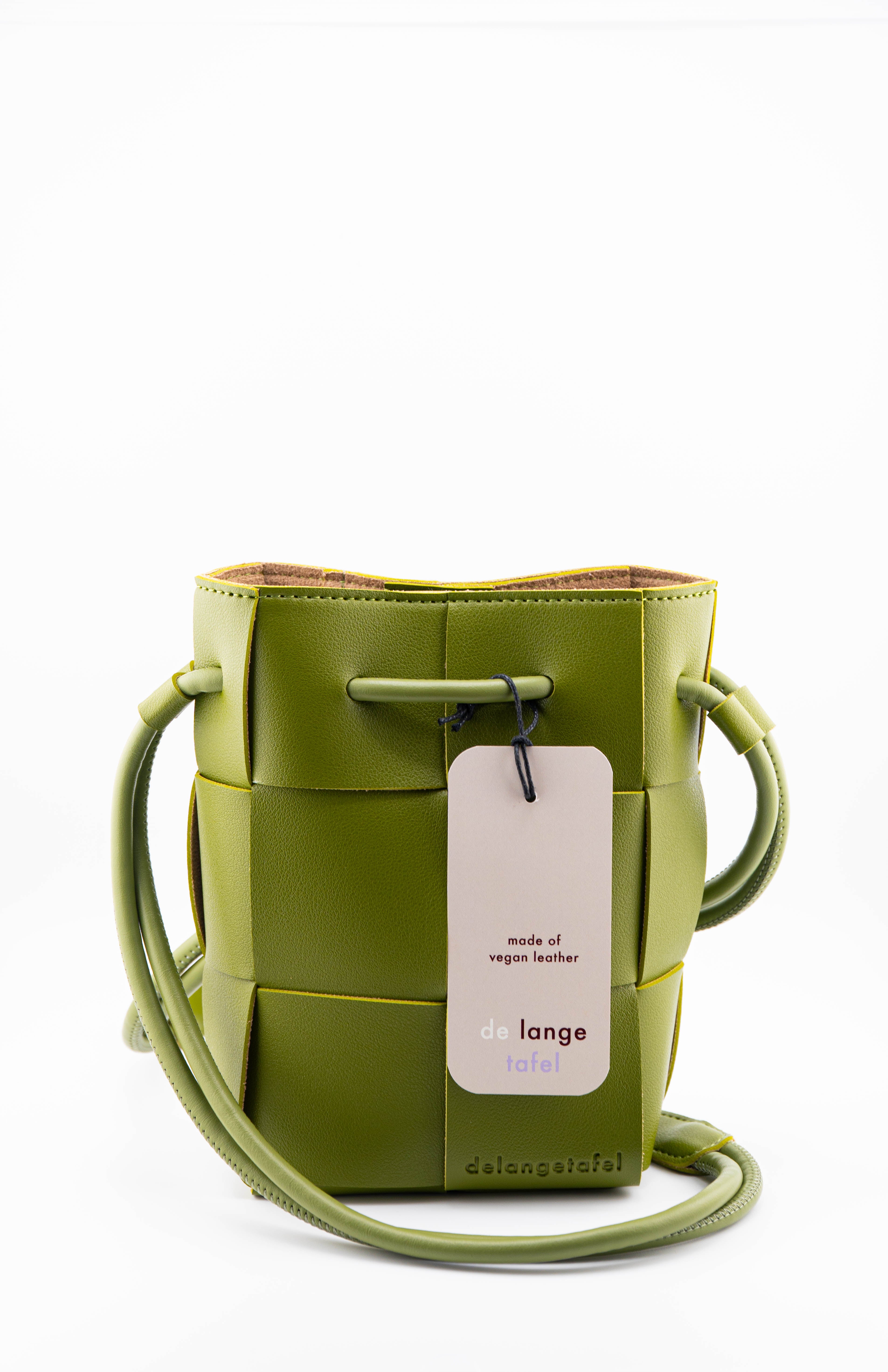 Handmade vegan leather bag