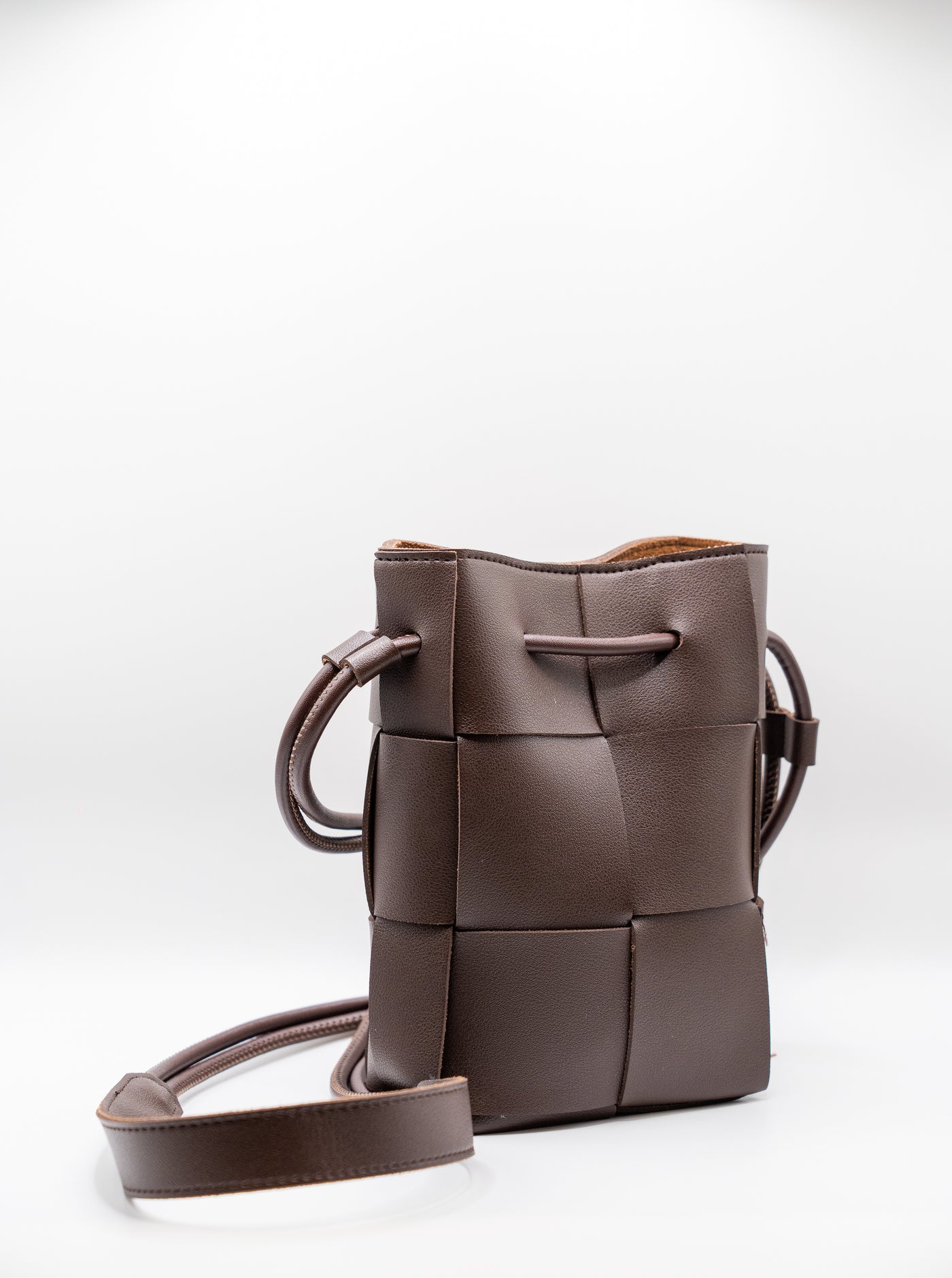 Handmade vegan leather bag