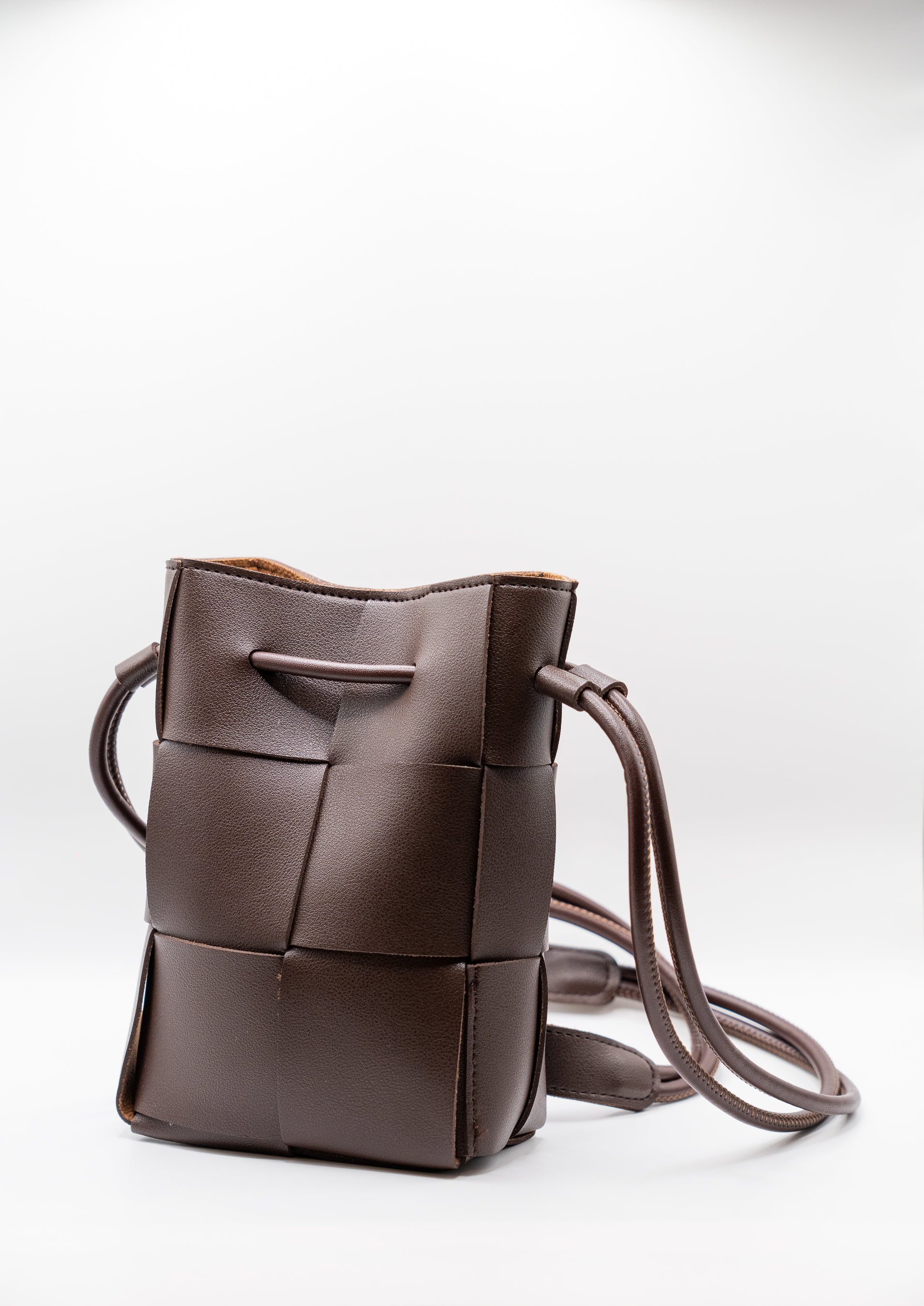 Handmade vegan leather bag