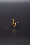 Minimalistic snake ring
