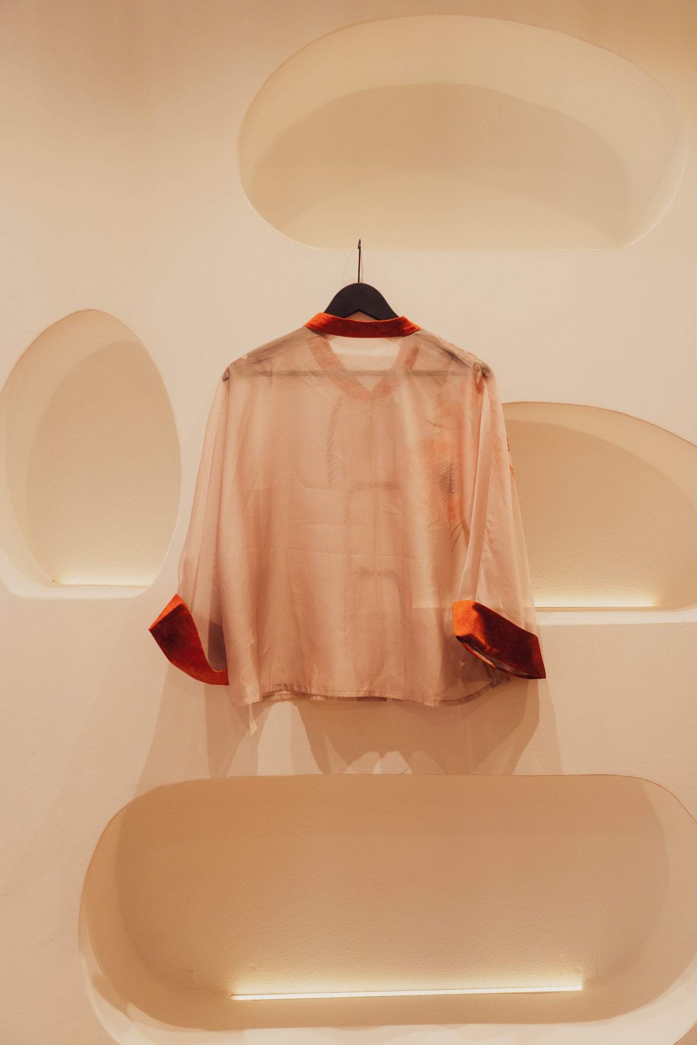 Exclusive handmade silk kimono jacket