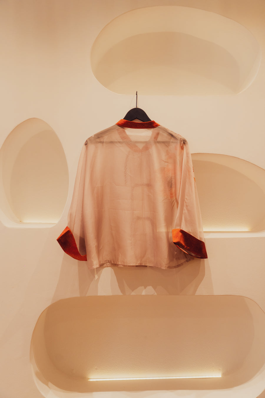 Exclusive handmade silk kimono jacket