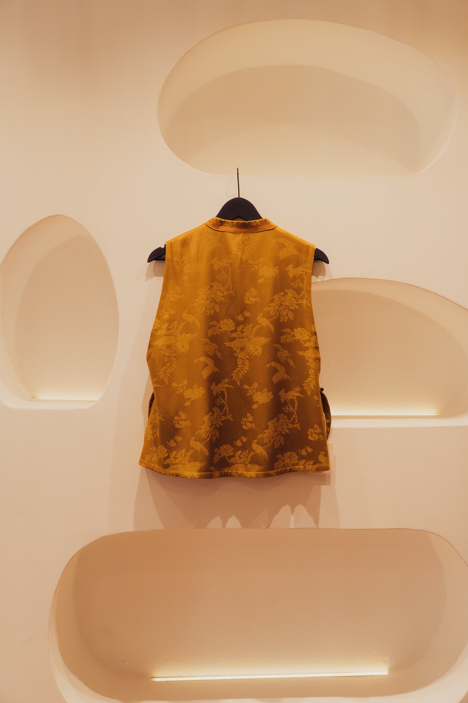 Silk handmade vest
