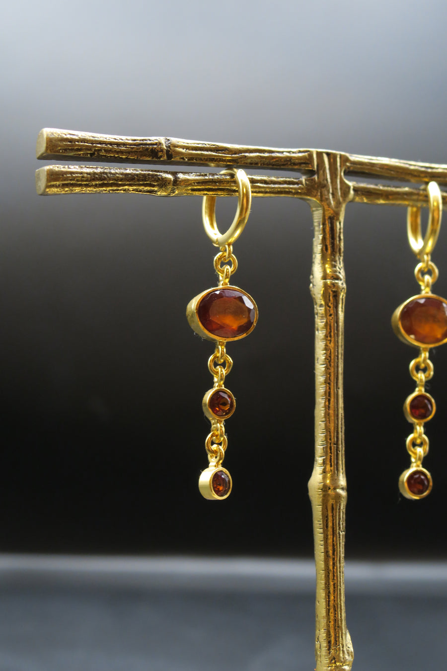Ruby earrings
