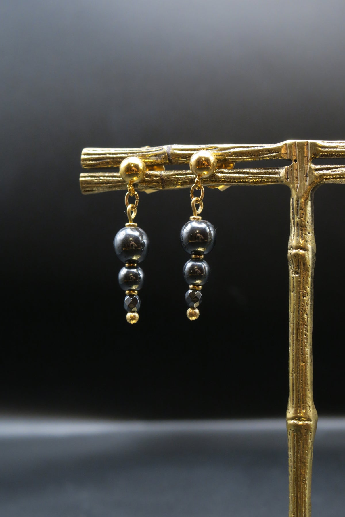 Onyx earrings