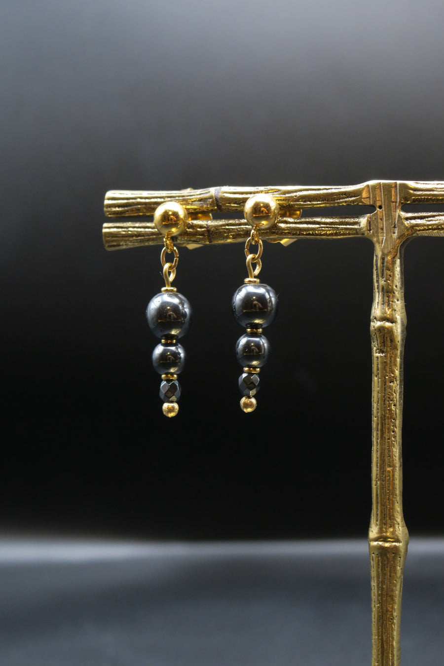 Onyx earrings