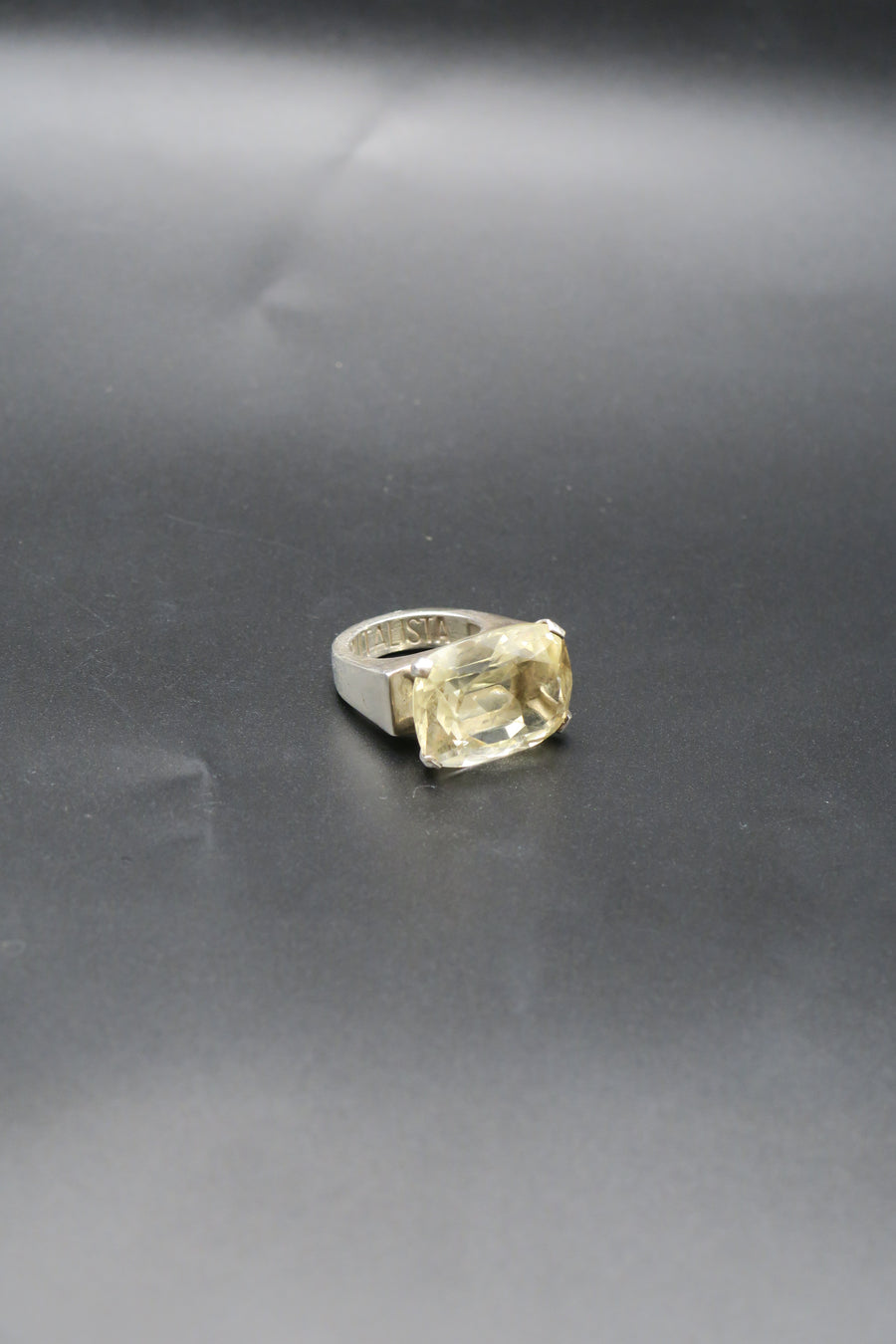 Citrine Silver Ring