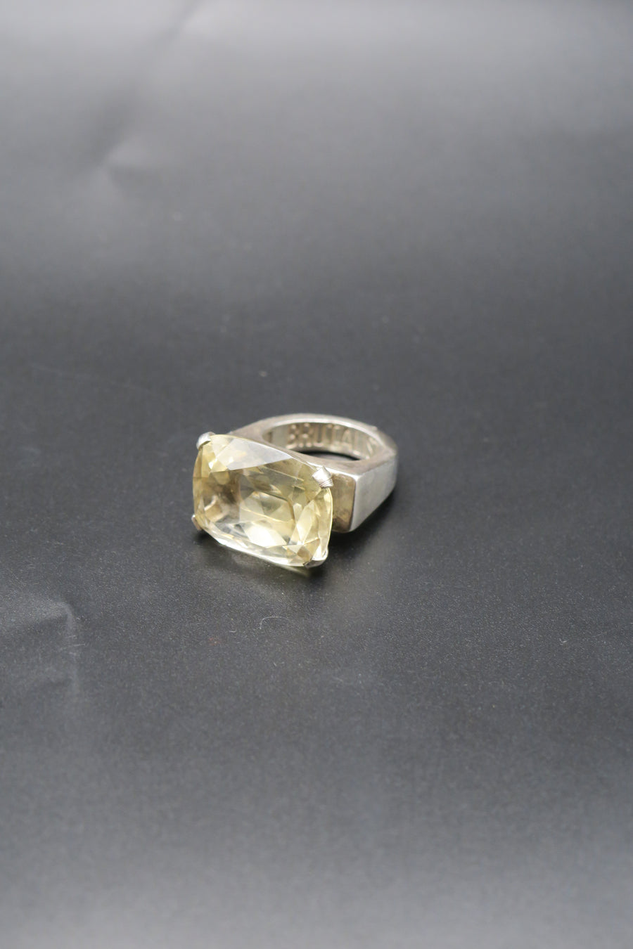 Citrine Silver Ring