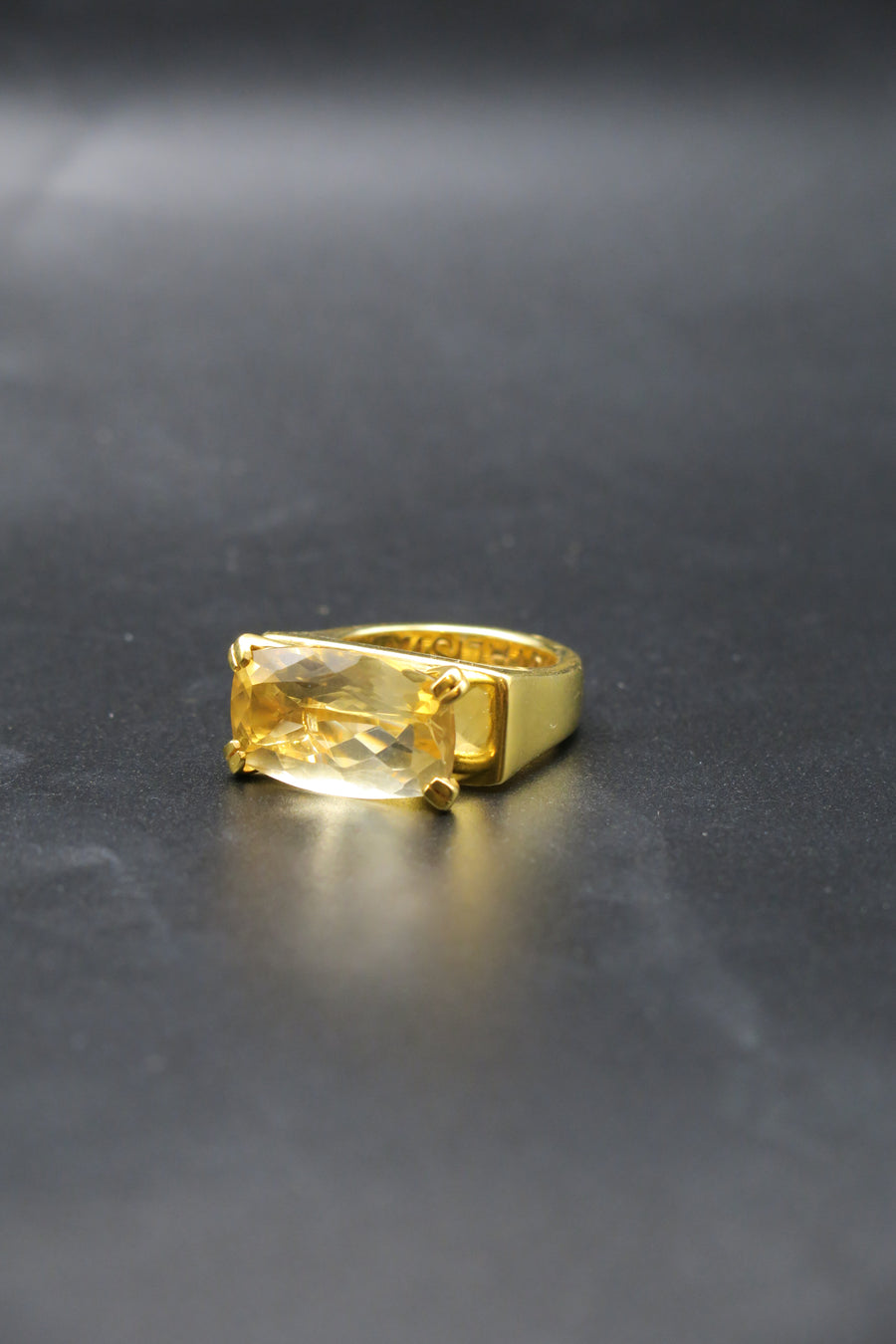 Citrine Gold Ring