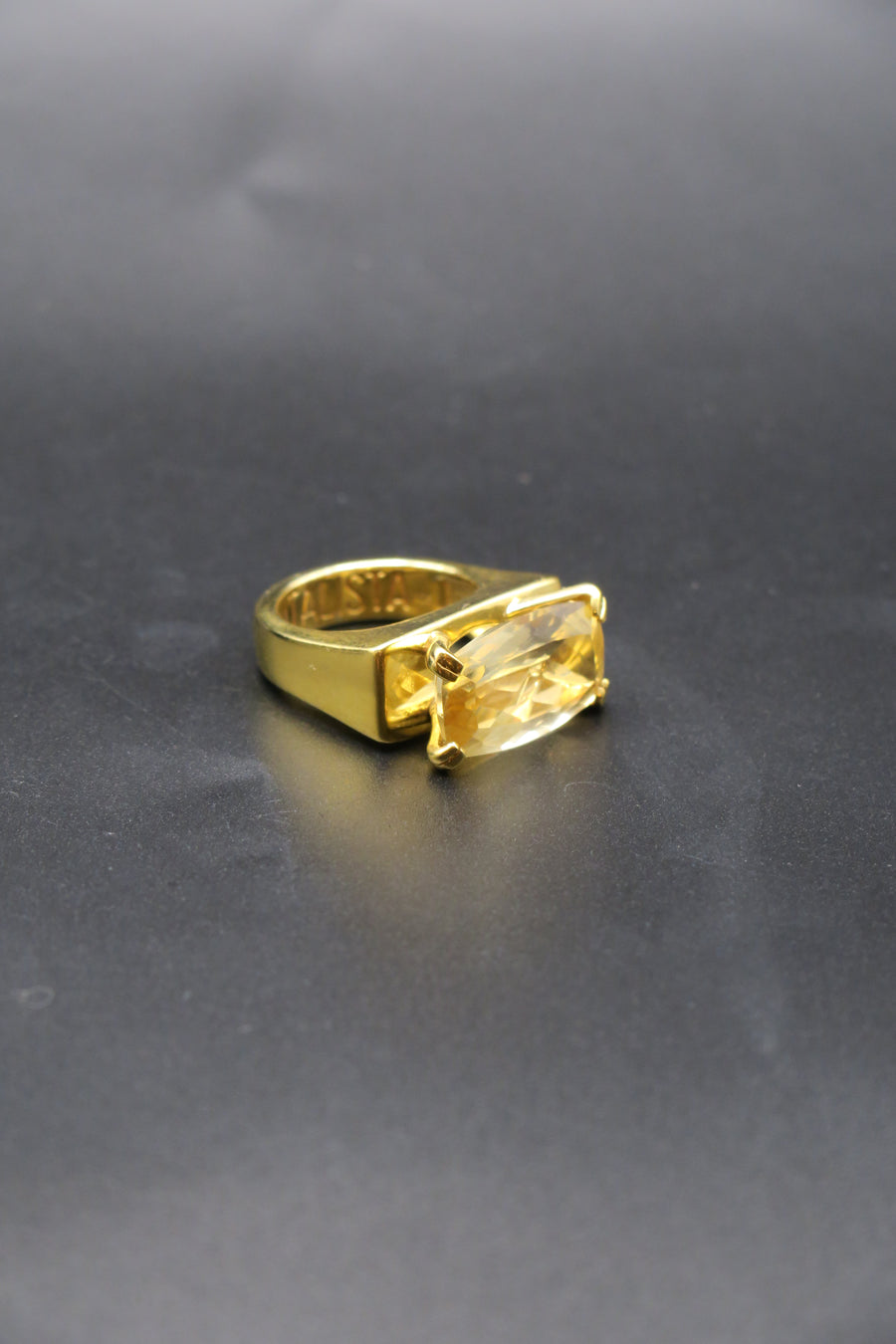 Citrine Gold Ring
