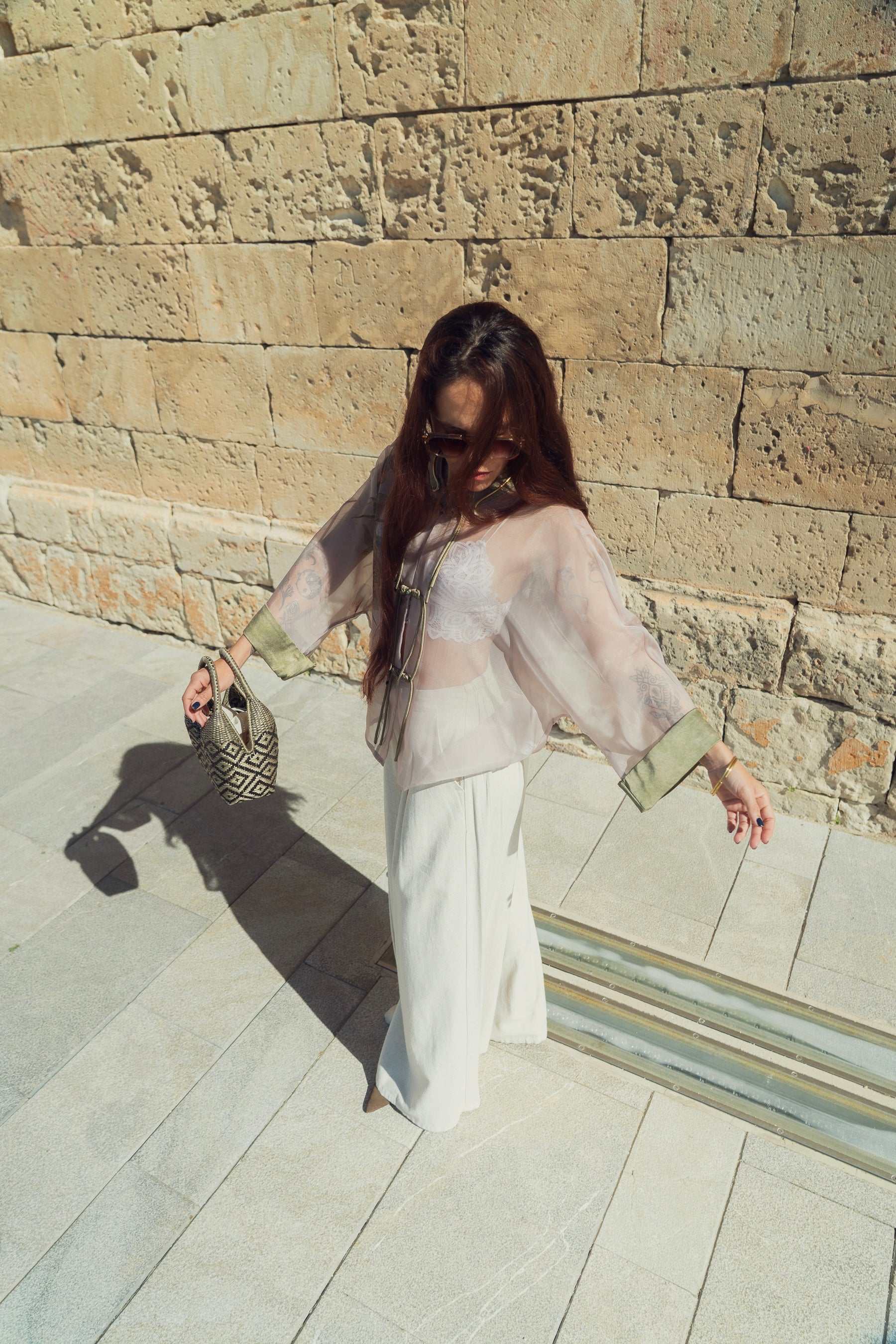 Exclusive handmade silk kimono jacket