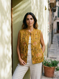 Silk handmade vest